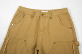 Orangehood Streetwear New Summer Solid Knee Length Pants Men's Washed Vintage Baggy Casual Cargo Shorts Oversized Harajuku Y2K Short