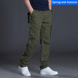 Orangehood   High Quality Casual Pants Men Cotton Military Tactical Joggers Camouflage Cargo Pants Multi-Pocket Fashions Black Army Trousers