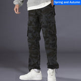 Orangehood   High Quality Casual Pants Men Cotton Military Tactical Joggers Camouflage Cargo Pants Multi-Pocket Fashions Black Army Trousers