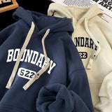 fall outfits men High Quality Sweater Men's Youth Spring Junior High School Students Korean Style Trendy Hoodie American Loose Top