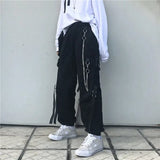 Orangehood Techwear Men's Sets Cargo Pants Men's Shirt Kit Long Sleeve Shirts Korean Streetwear Hip Hop Harajuku Spring