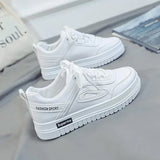 Orangehood Little White Shoes Women's Spring, Summer, and Autumn Korean Versatile Shoes 2024 New Showy Feet Small Casual Board Shoes Women