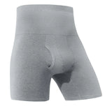 Orangehood Underwear Men High Waist Boxer Shorts Man Anti-roll Edge Wear Leg Men's Underpants Long Boxershort Tummy Control Underwear 2024